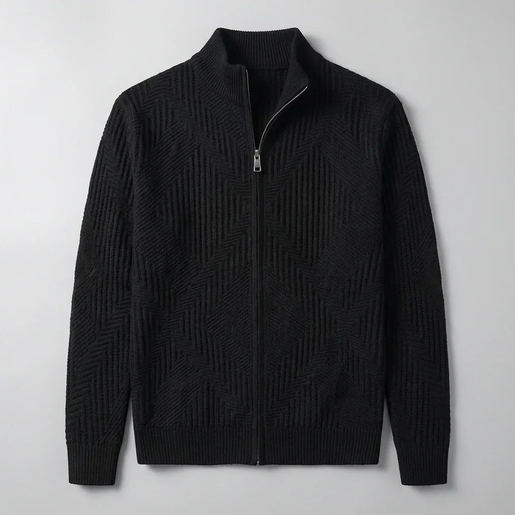 Tobias Men's Full-Zip Knit Sweater