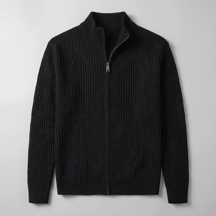 Tobias Men's Full-Zip Knit Sweater