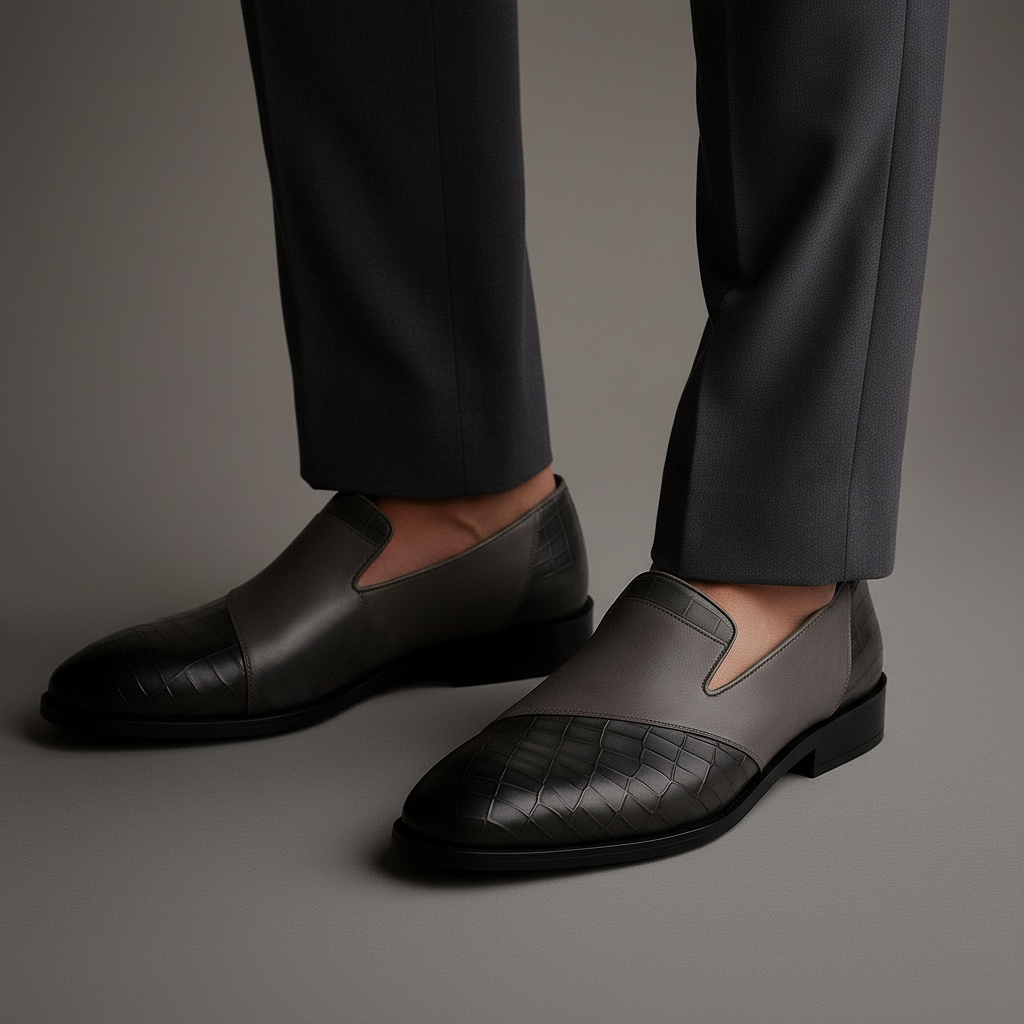 Whitby Smooth Slip-On Leather Loafers