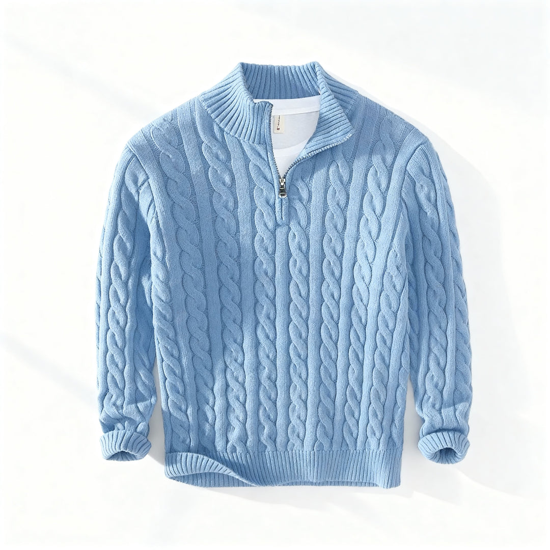 Oxford Cable Knit Sweater