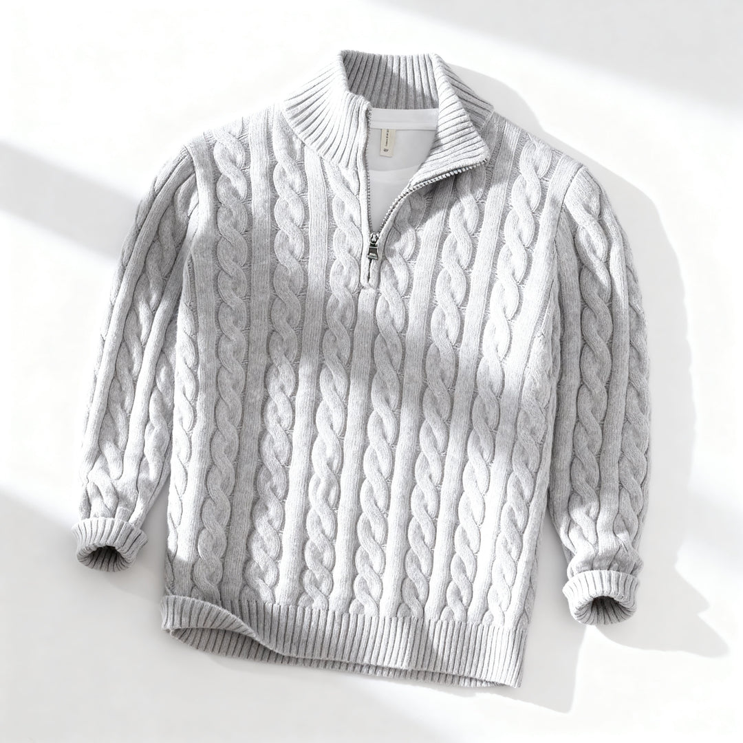 Oxford Cable Knit Sweater