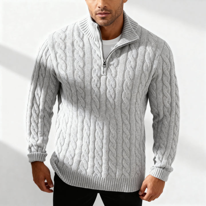 Oxford Cable Knit Sweater