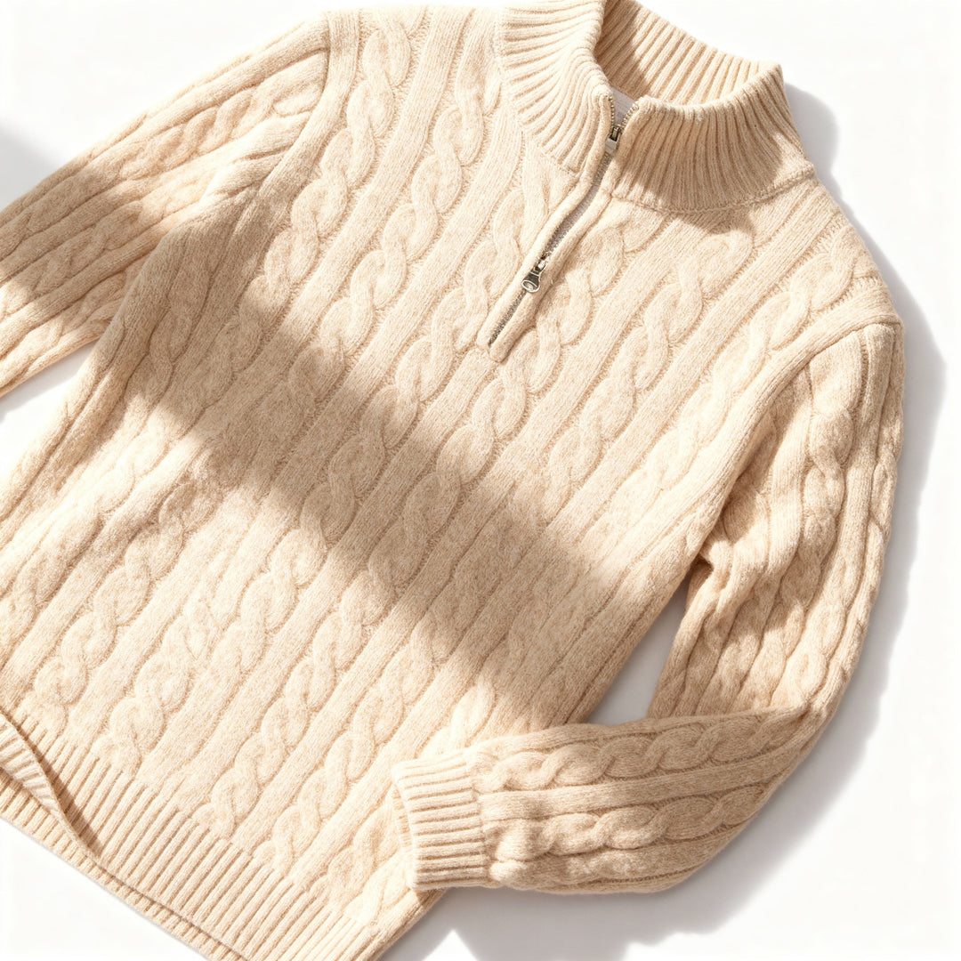 Oxford Cable Knit Sweater