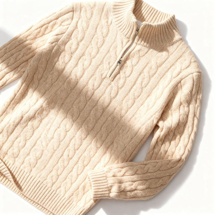 Oxford Cable Knit Sweater