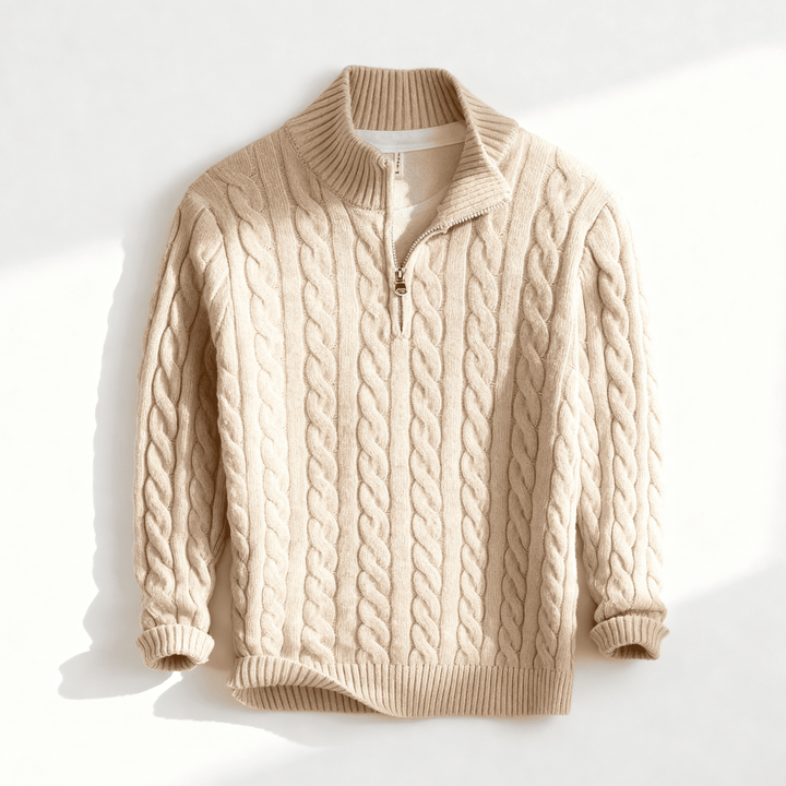 Oxford Cable Knit Sweater