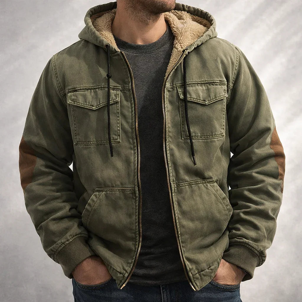 Marcus Sherpa Insulated Hooded Jacket