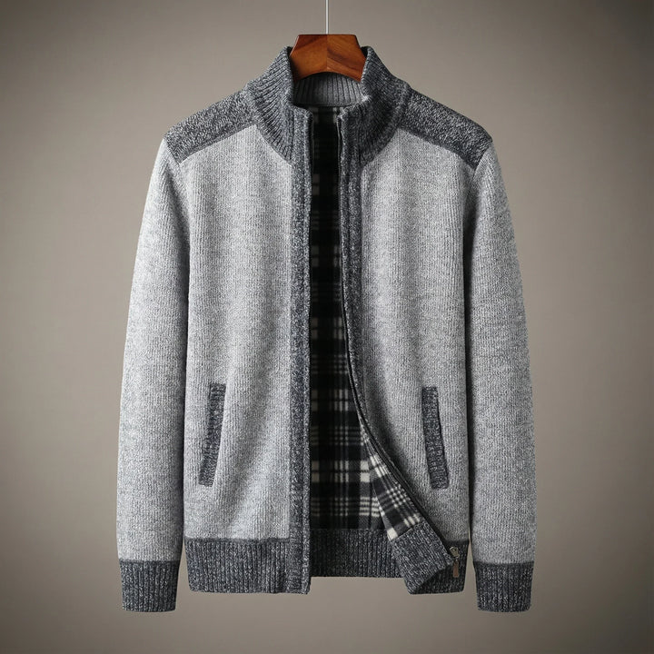 Walker Full-Zip Knit Sweater Jacket