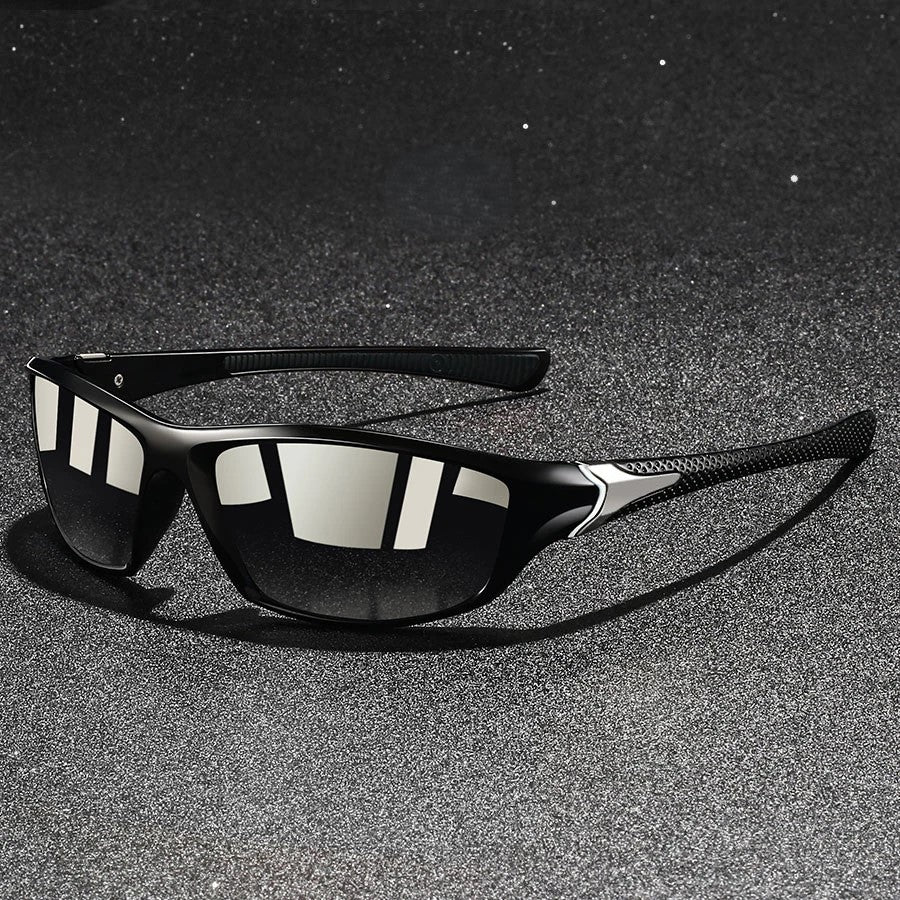 Nitro Polarized Sunglasses with sleek wraparound frame, UV400 protection, and anti-glare coating for enhanced visibility.