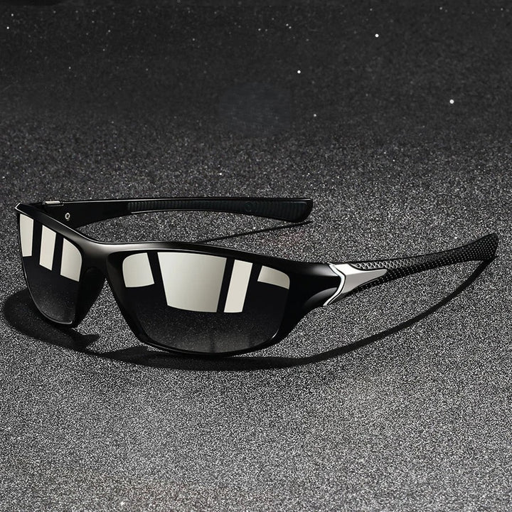 Nitro Polarized Sunglasses with sleek wraparound frame, UV400 protection, and anti-glare coating for enhanced visibility.