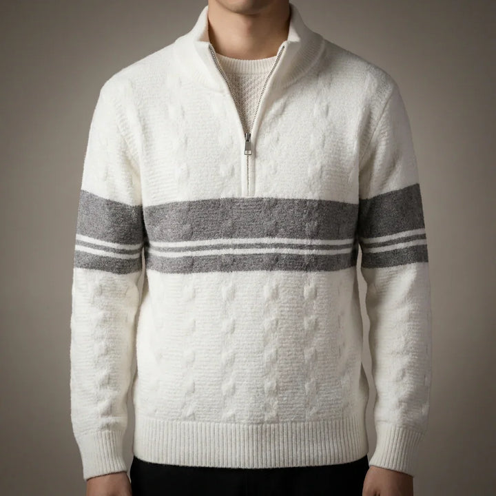 Miles Quarter-Zip Knit Sweater