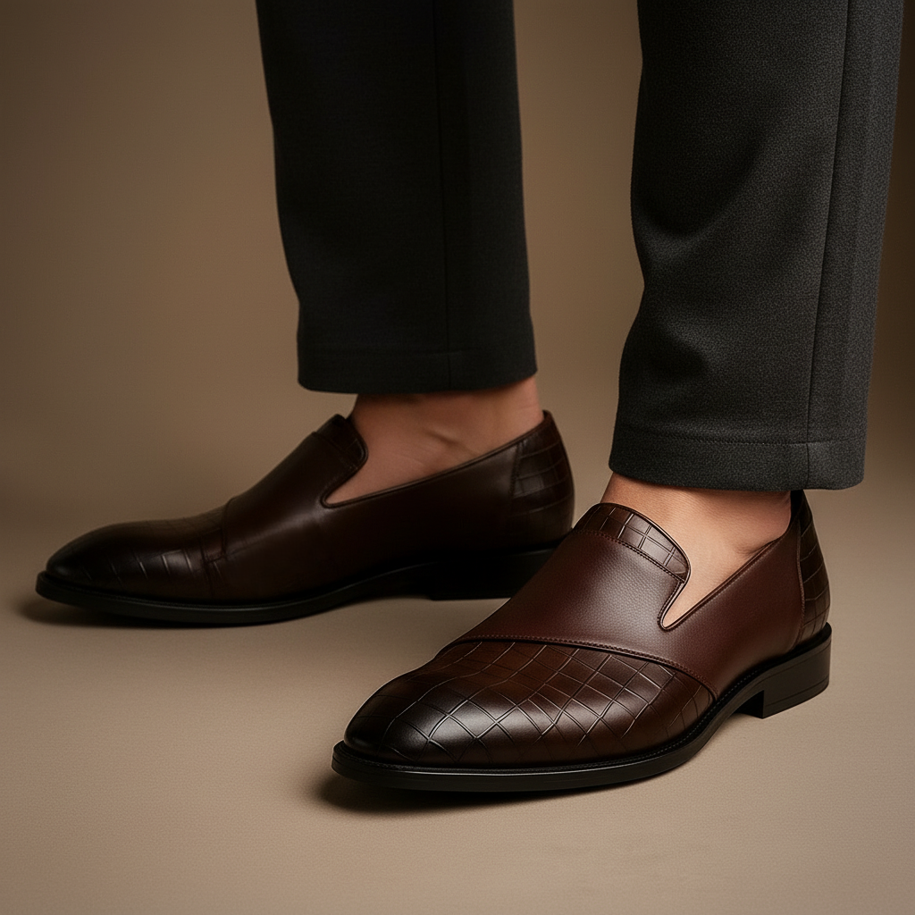 Whitby Smooth Slip-On Leather Loafers