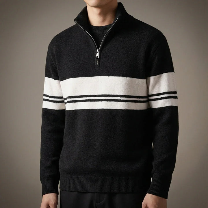 Miles Quarter-Zip Knit Sweater
