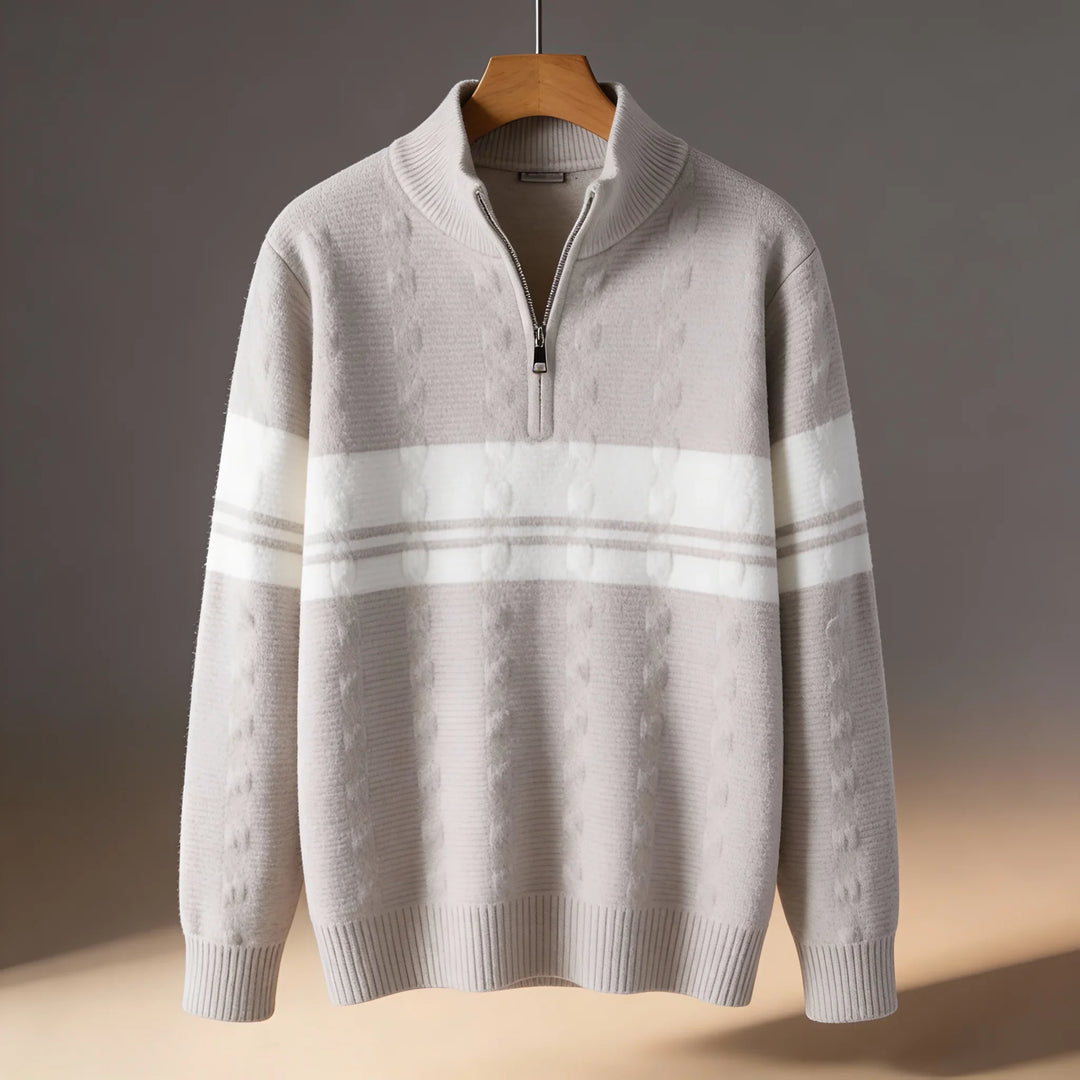 Miles Quarter-Zip Knit Sweater
