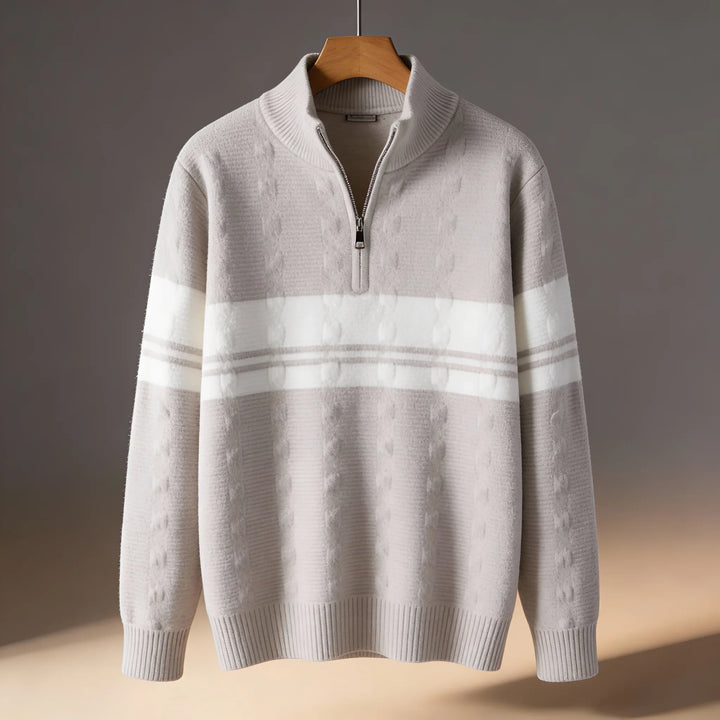 Miles Quarter-Zip Knit Sweater