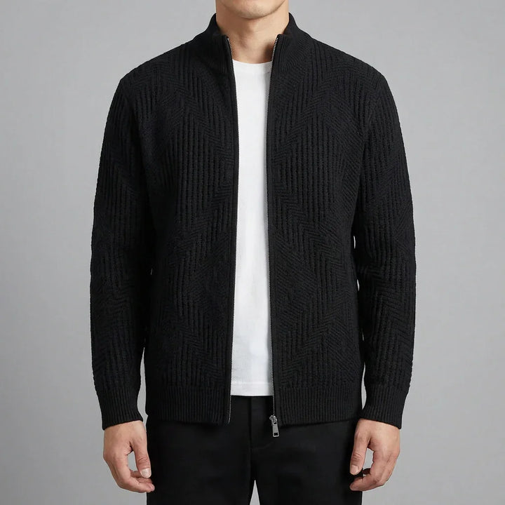 Tobias Men's Full-Zip Knit Sweater