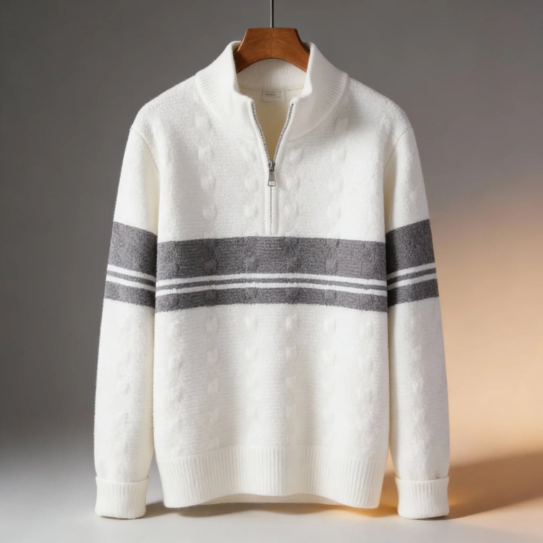 Miles Quarter-Zip Knit Sweater