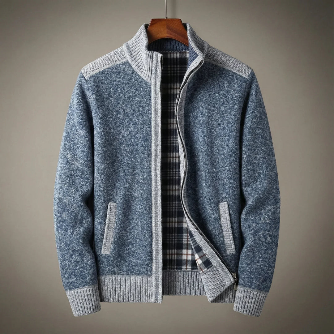 Walker Full-Zip Knit Sweater Jacket