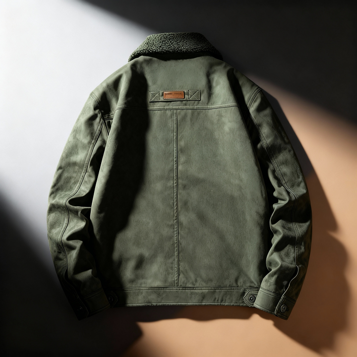Camden Suede Sherpa Jacket