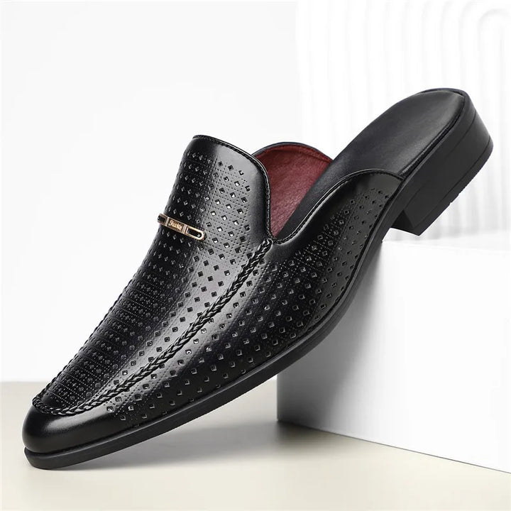 Bria Genuine Leather Mules