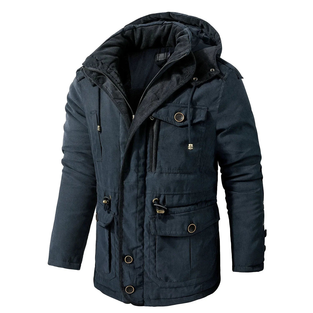 Everett Lamb Fleece Utility Coat