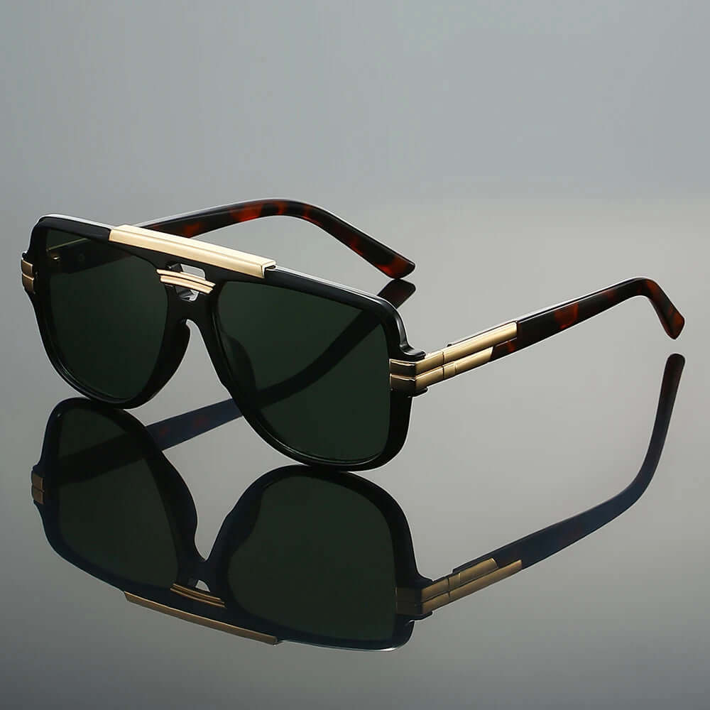 Stellar Double Bridge Sunglasses featuring UV400 lenses and a stylish double bridge design, perfect for casual or travel wear.