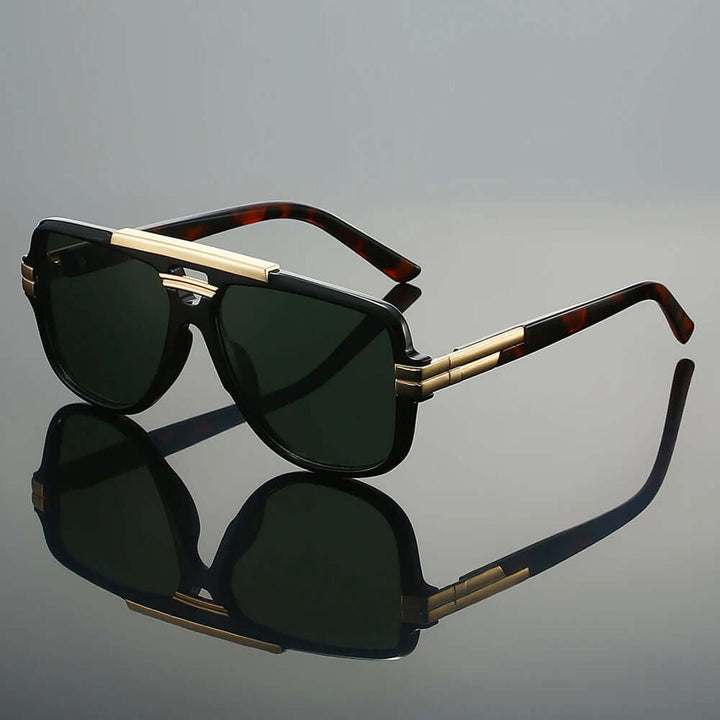 Stellar Double Bridge Sunglasses featuring UV400 lenses and a stylish double bridge design, perfect for casual or travel wear.