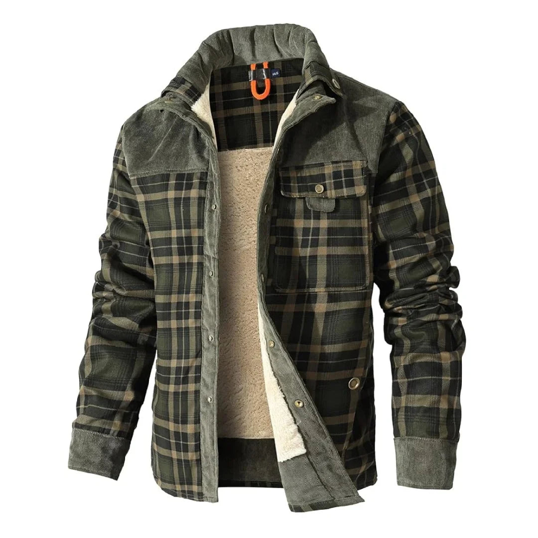 Warwick Sherpa Lined Flannel Jacket