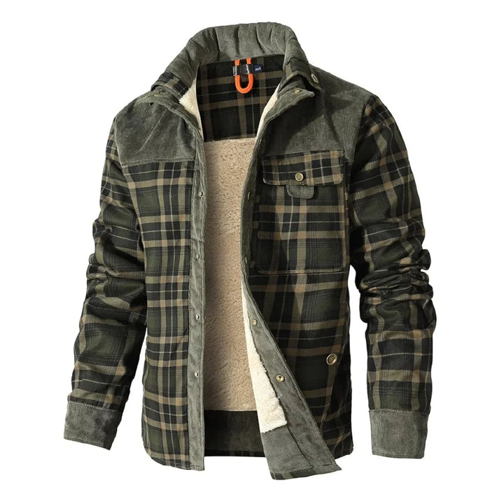 Warwick Sherpa Lined Flannel Jacket