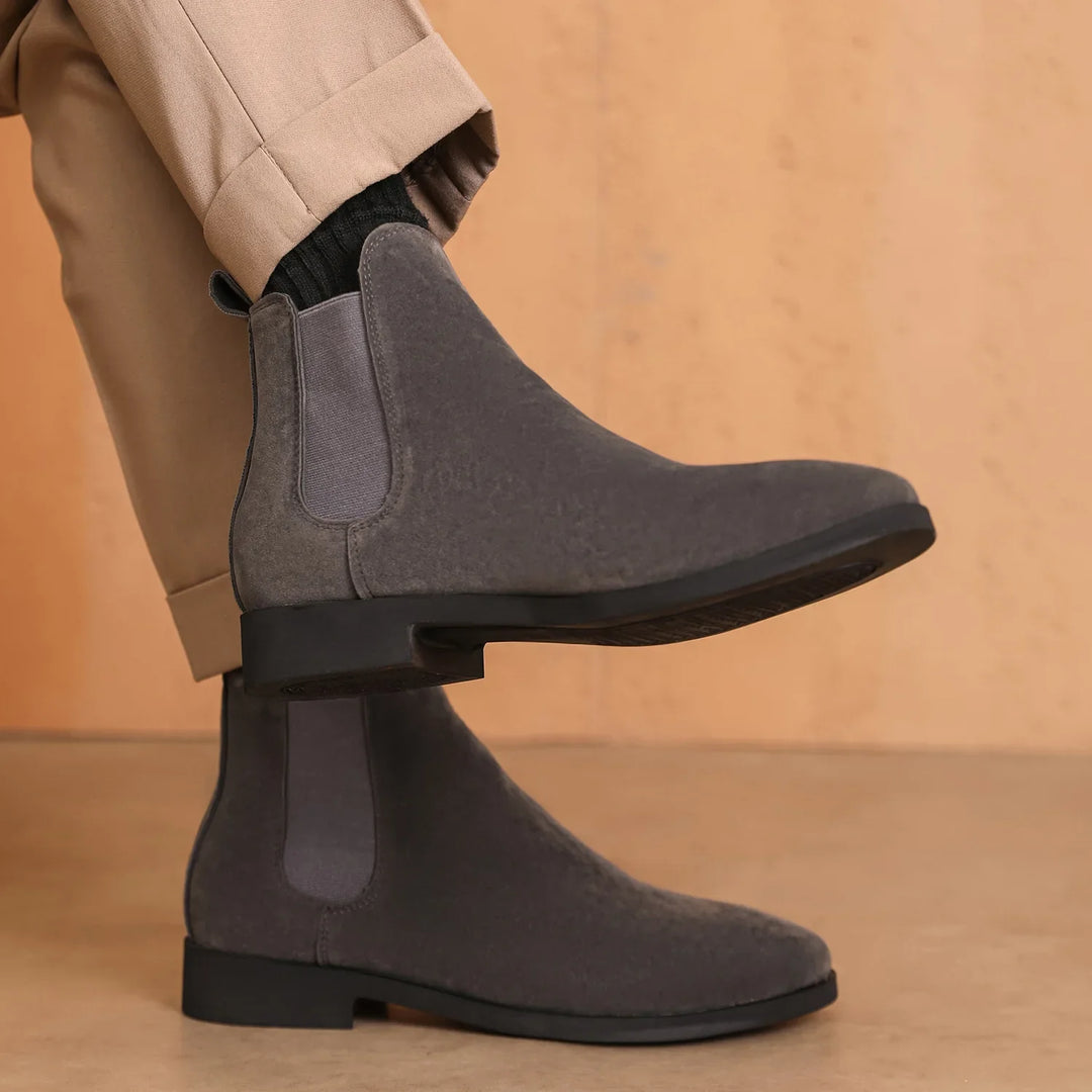Durango Slip-On Suede Chelsea Boots
