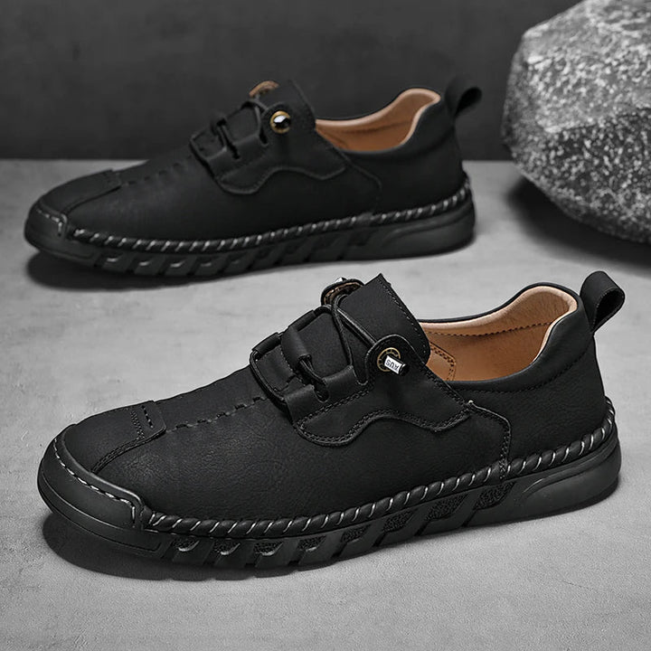 Vantage genuine leather shoes, Italian-designed with durable sole and comfort features for everyday wear.