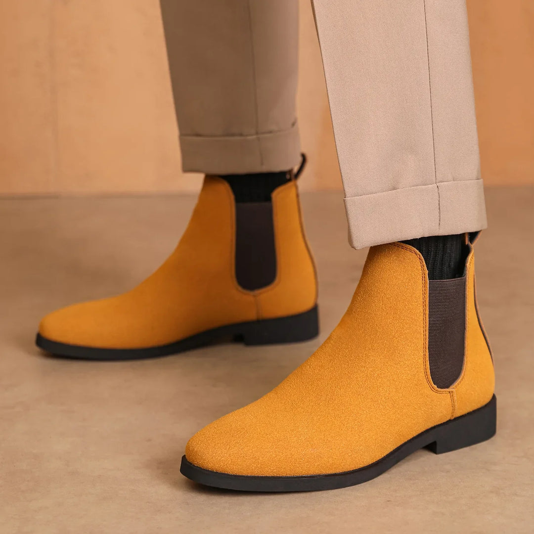 Durango Slip-On Suede Chelsea Boots