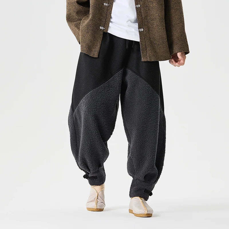Bowen Wide-Leg Sherpa Pants