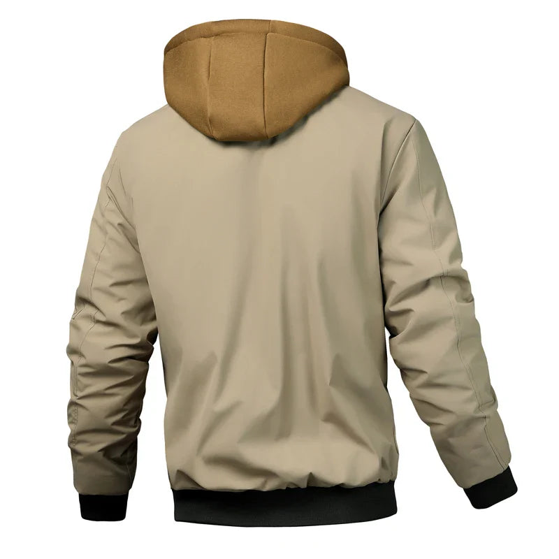 Maddox Hooded Bomber Jacket