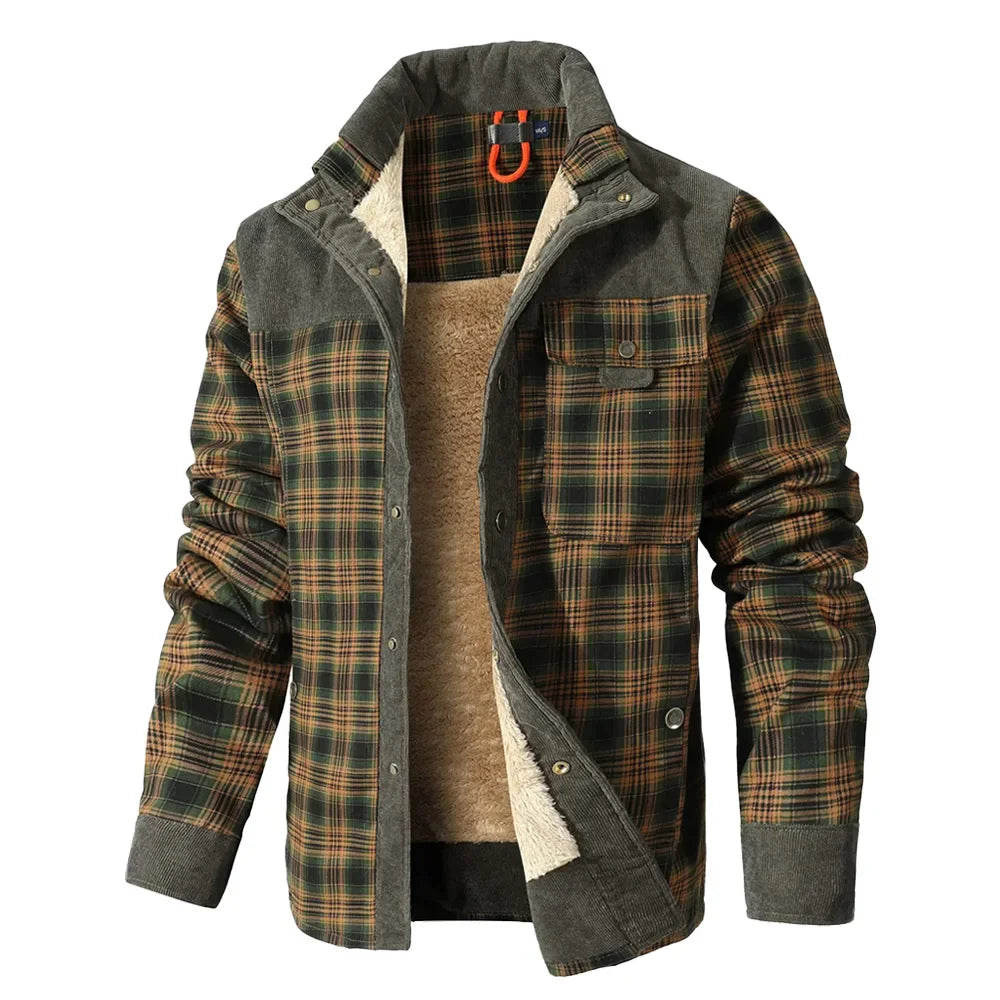 Warwick Sherpa Lined Flannel Jacket