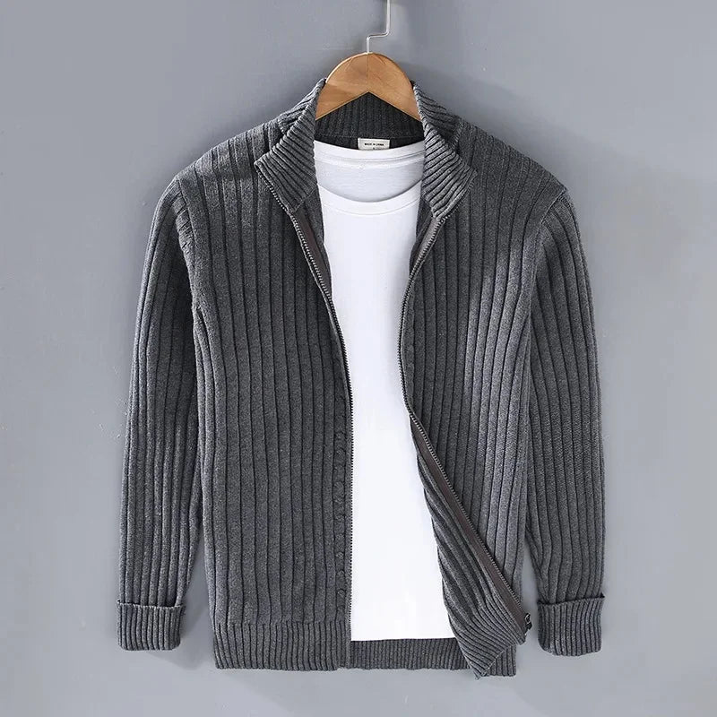 Miles Lucas Zip Cardigan