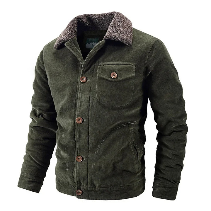 Harrison Sherpa-Lined Corduroy Jacket