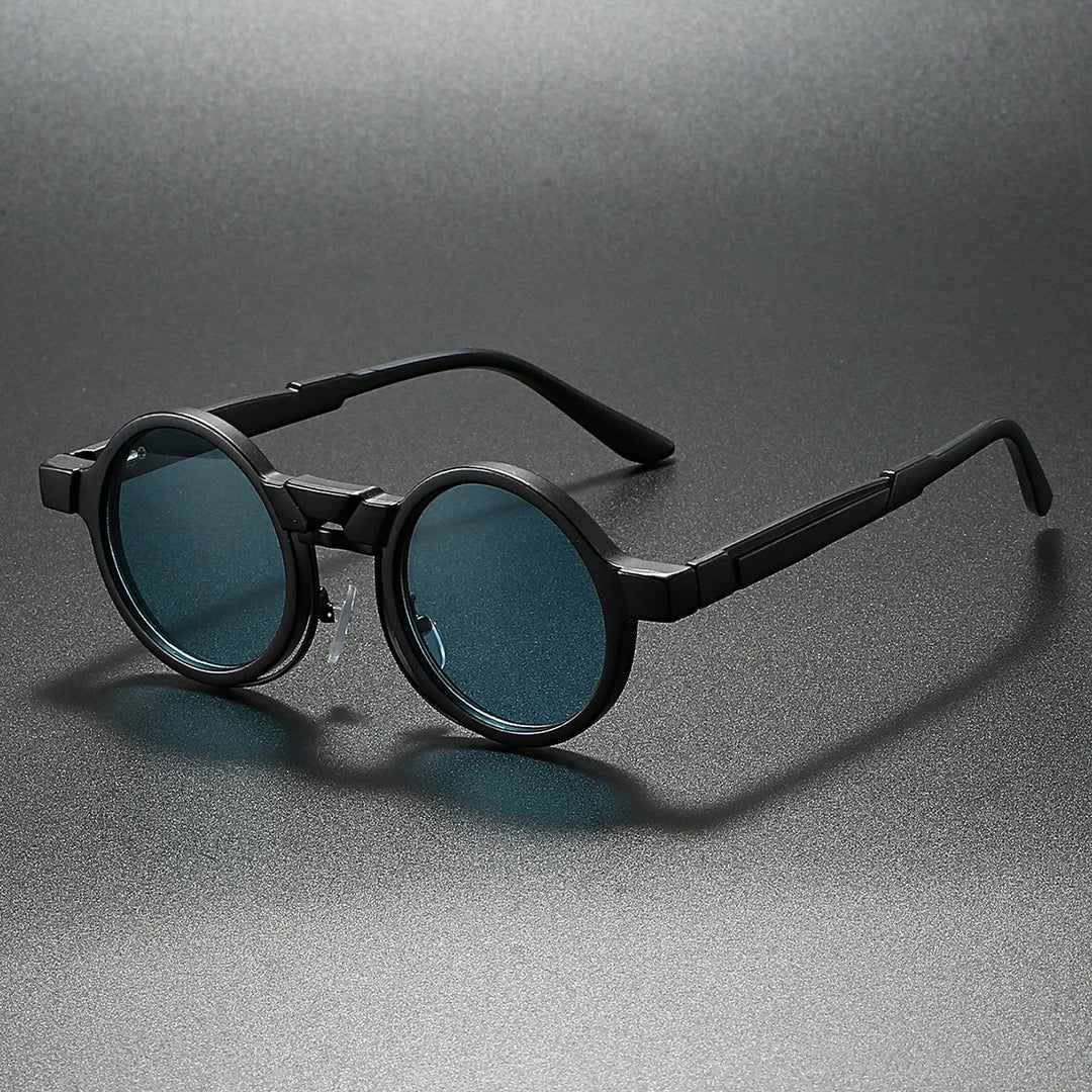 Astor Vintage Shades - bold round sunglasses with UV400 protection, lightweight frame and adjustable nose pads.