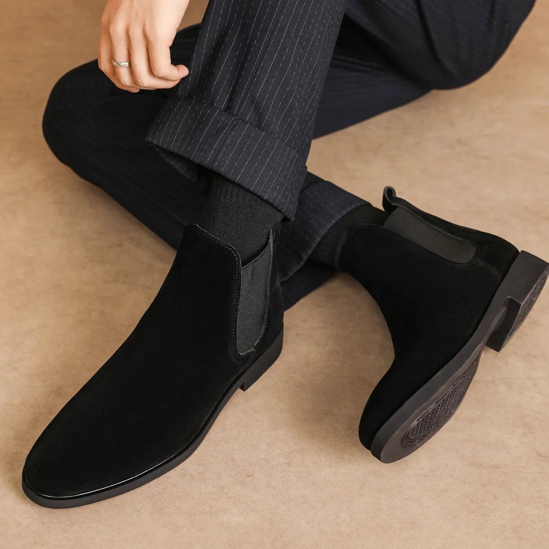 Durango Slip-On Suede Chelsea Boots