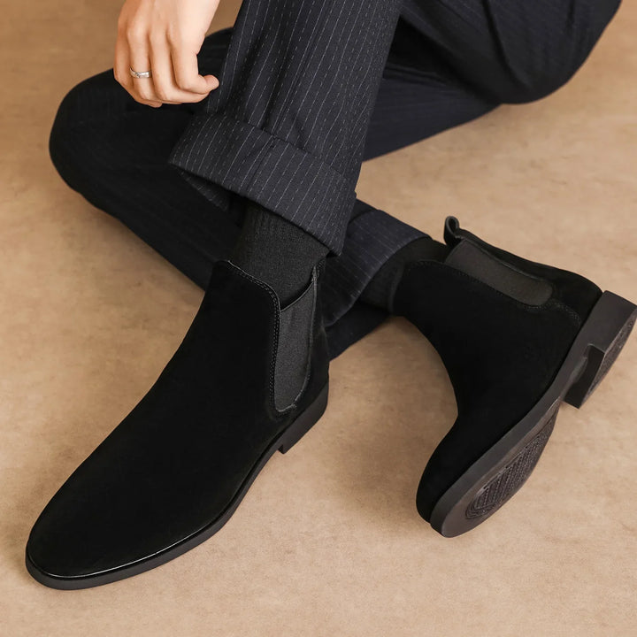 Durango Slip-On Suede Chelsea Boots