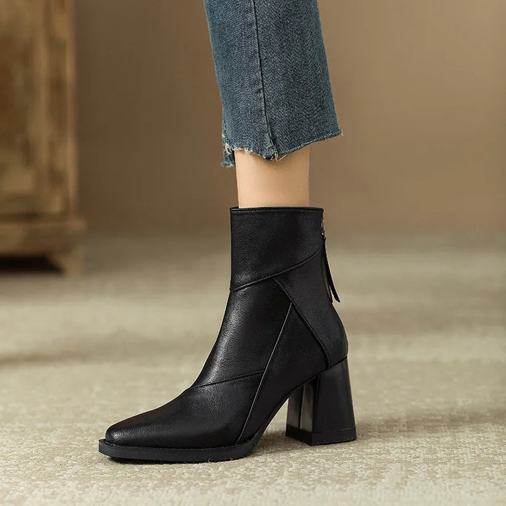 Roux Block Heel Boots