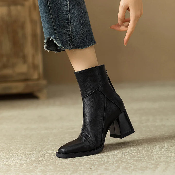 Roux Block Heel Boots