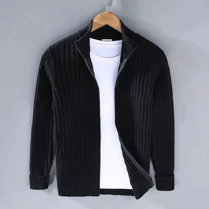 Miles Lucas Zip Cardigan