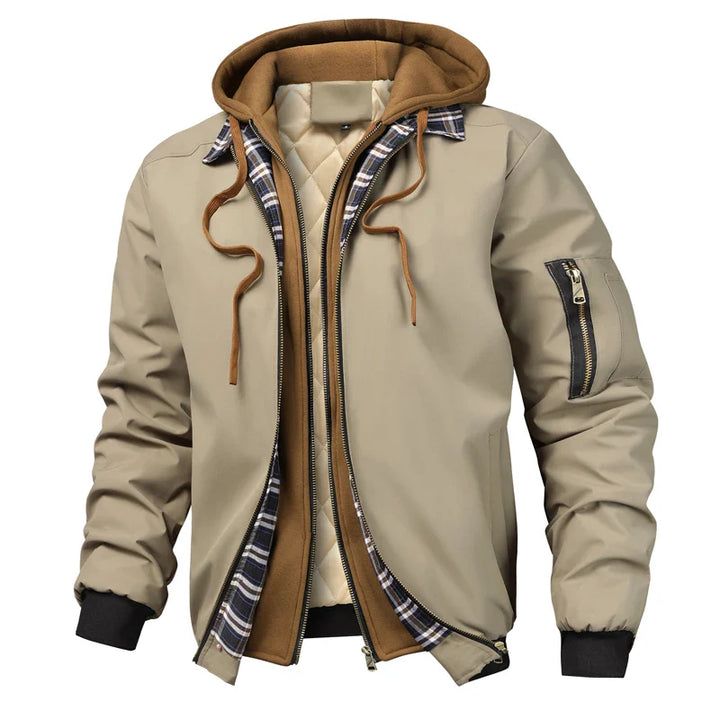 Maddox Hooded Bomber Jacket