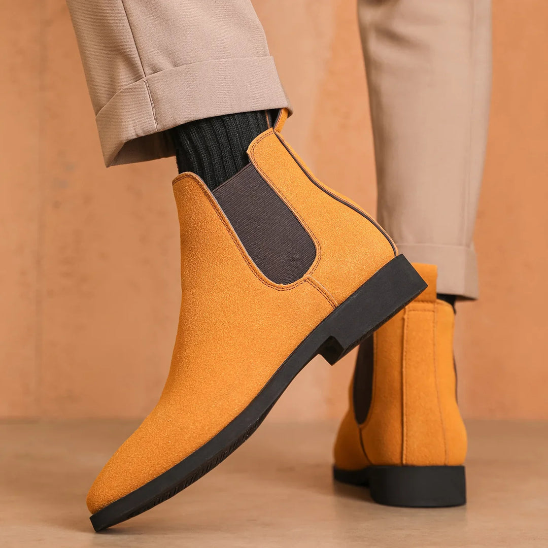 Durango Slip-On Suede Chelsea Boots