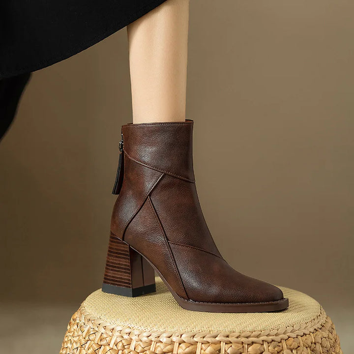 Roux Block Heel Boots