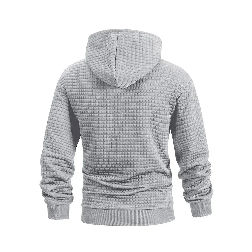 Griffin Knit Full-Zip Hoodie
