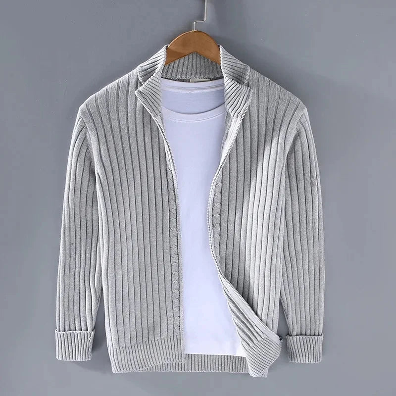 Miles Lucas Zip Cardigan