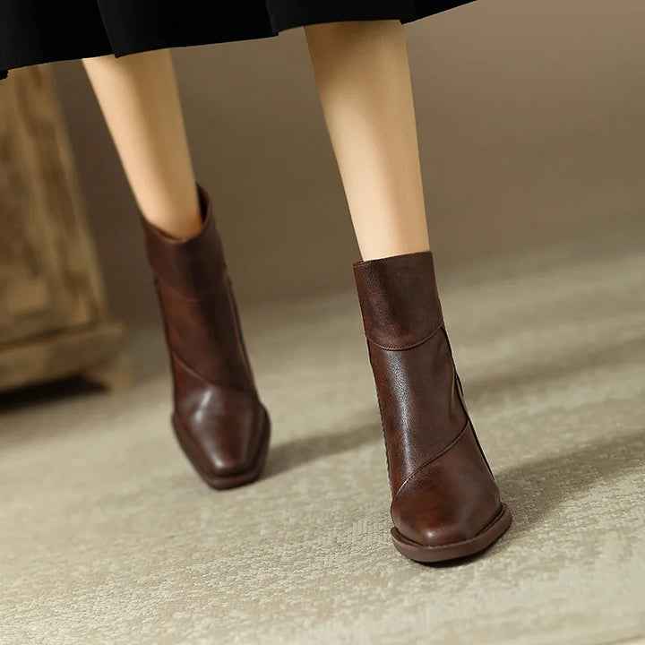 Roux Block Heel Boots
