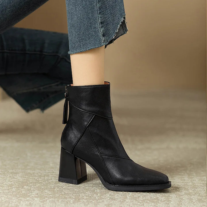 Roux Block Heel Boots