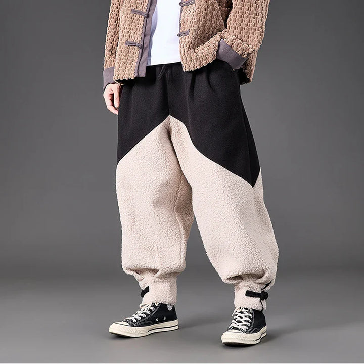 Bowen Wide-Leg Sherpa Pants